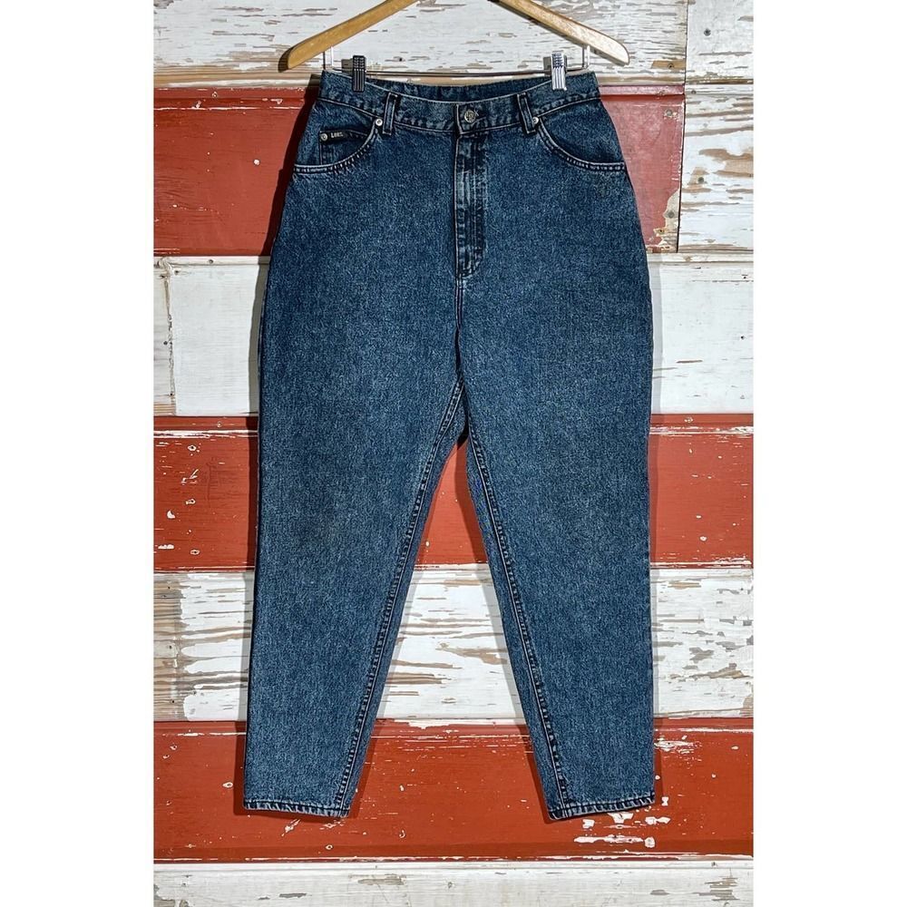 30w 80s USA Vintage Lee Riders Acid Wash‎ Jeans - Picture 2 of 11